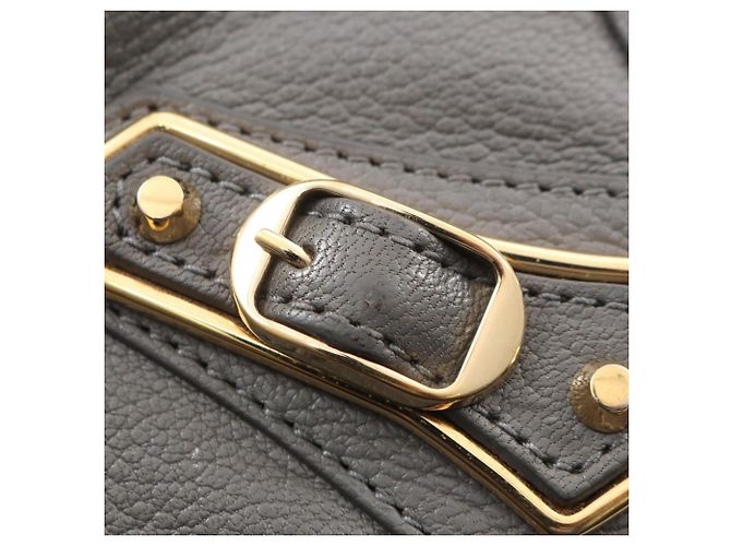 Borsa a Spalla Balenciaga Metallic Edge Marrone Metallico - vista 10