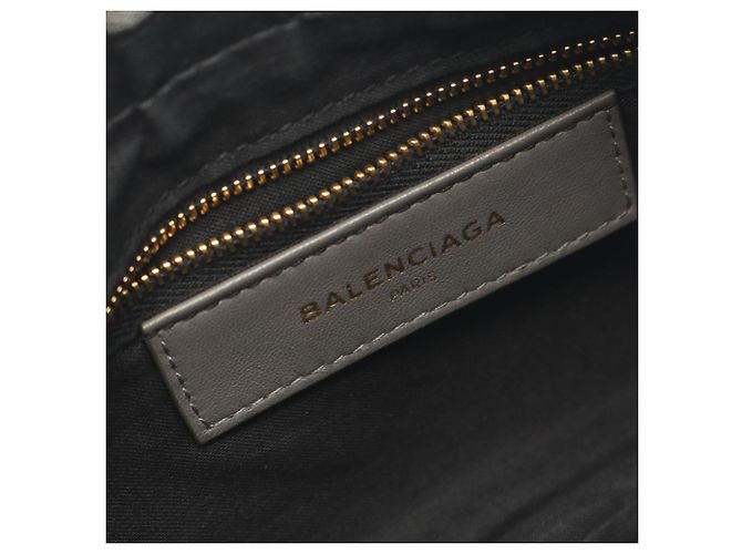 Borsa a Spalla Balenciaga Metallic Edge Marrone Metallico - vista 4
