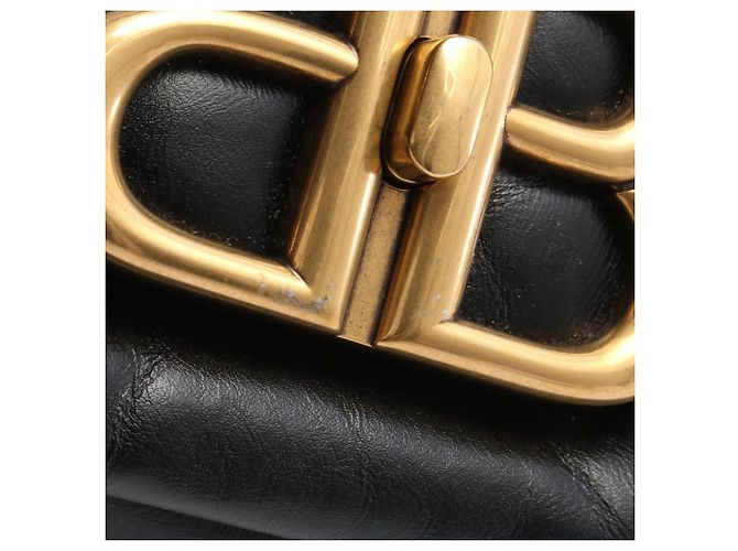 Borsa a tracolla Balenciaga Monaco Nero - vista 5