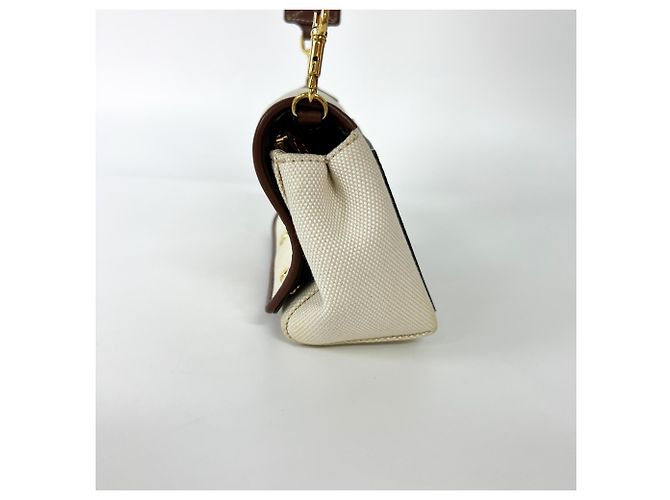 Burberry Horseferry Bum Printed Canvas mini Beige - vista 5