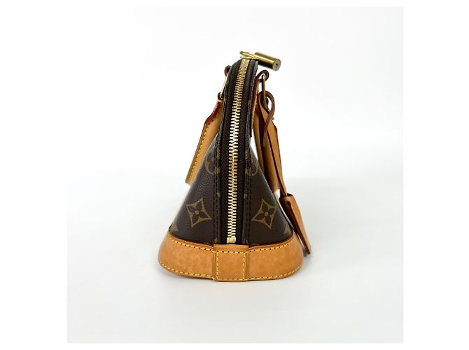 Borsa Louis Vuitton Alma Monogram Canvas BB Marrone - vista 4