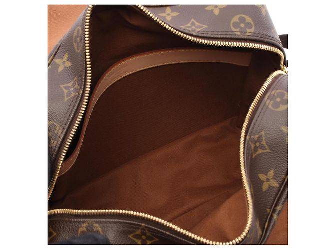 Borsa a tracolla Louis Vuitton Naviglio Monogram Marrone - vista 3