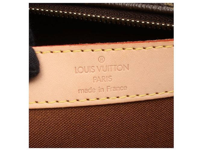 Borsa a tracolla Louis Vuitton Naviglio Monogram Marrone - vista 4