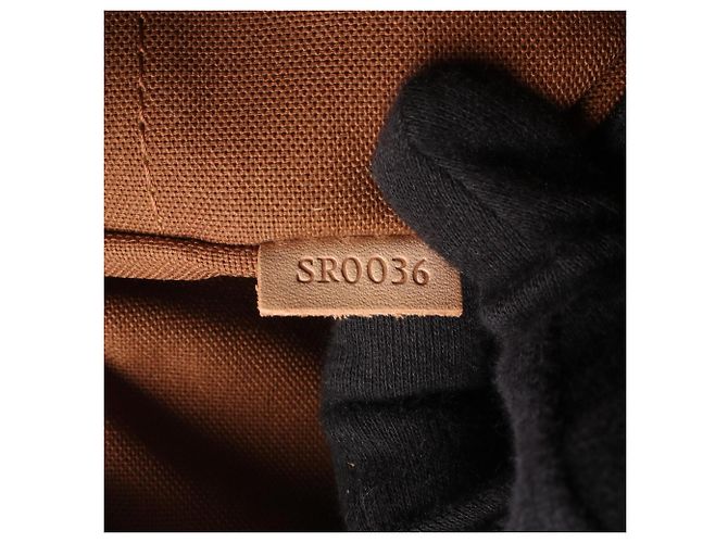 Borsa a tracolla Louis Vuitton Naviglio Monogram Marrone - vista 5