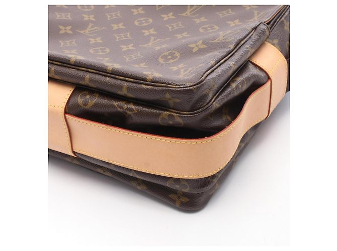Borsa a tracolla Louis Vuitton Naviglio Monogram Marrone - vista 7