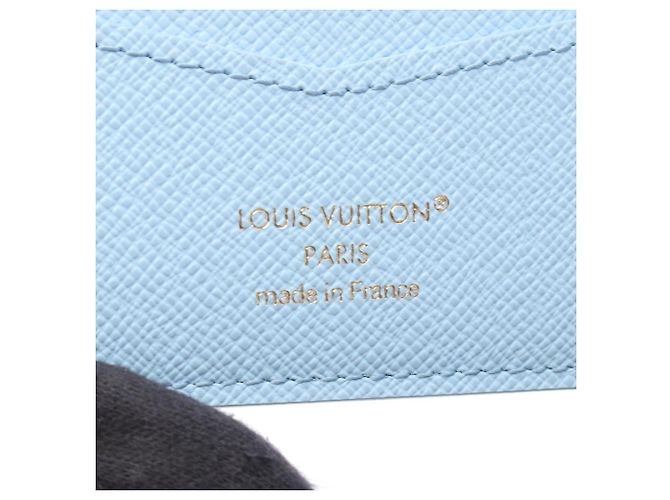 Cartera Louis Vuitton Portefeuille Slender Bi-fold Wallet Azul Multicolor - vista 4