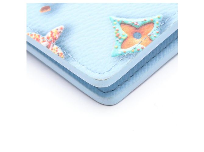 Cartera Louis Vuitton Portefeuille Slender Bi-fold Wallet Azul Multicolor - vista 6