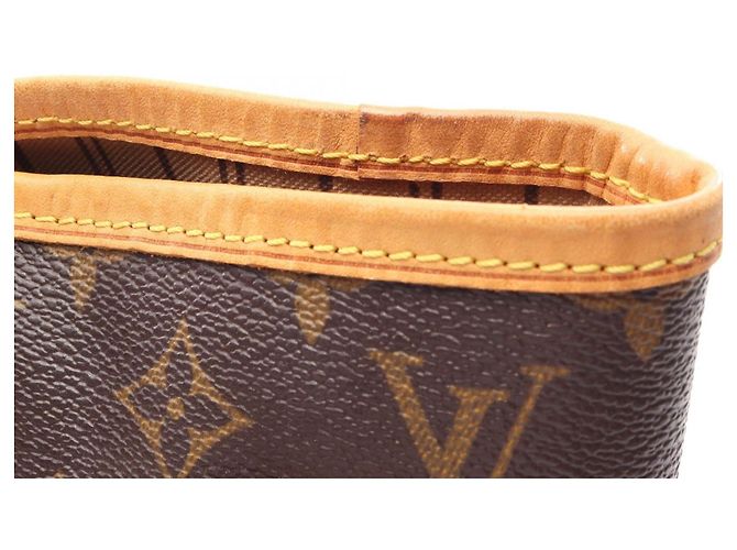 Borsa Tote Louis Vuitton Neverfull MM Monogram Marrone - vista 13