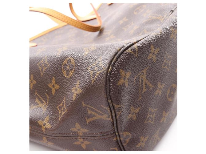 Borsa Tote Louis Vuitton Neverfull MM Monogram Marrone - vista 6