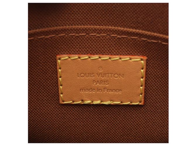 Borsa Louis Vuitton Petite Sac Plat Marrone - vista 4