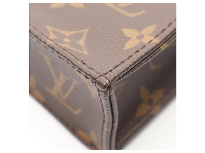 Borsa Louis Vuitton Petite Sac Plat Marrone - vista 6