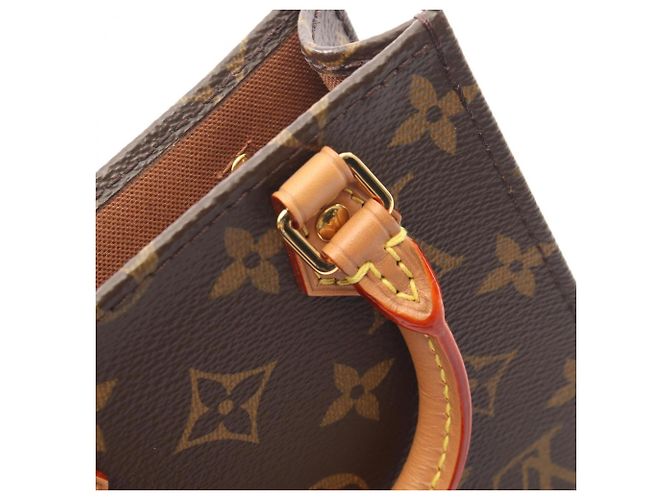 Borsa Louis Vuitton Petite Sac Plat Marrone - vista 9