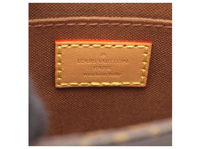 Borsa Louis Vuitton Petite Sac Plat Marrone - vista 4