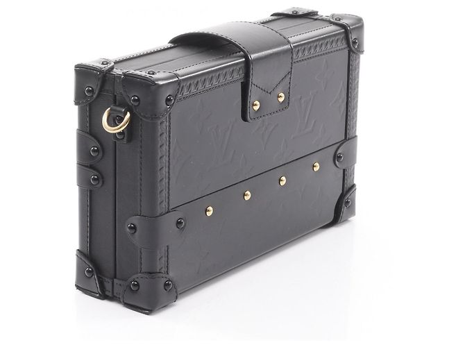 Borsa a Spalla Louis Vuitton Petite Malle Nero - vista 2