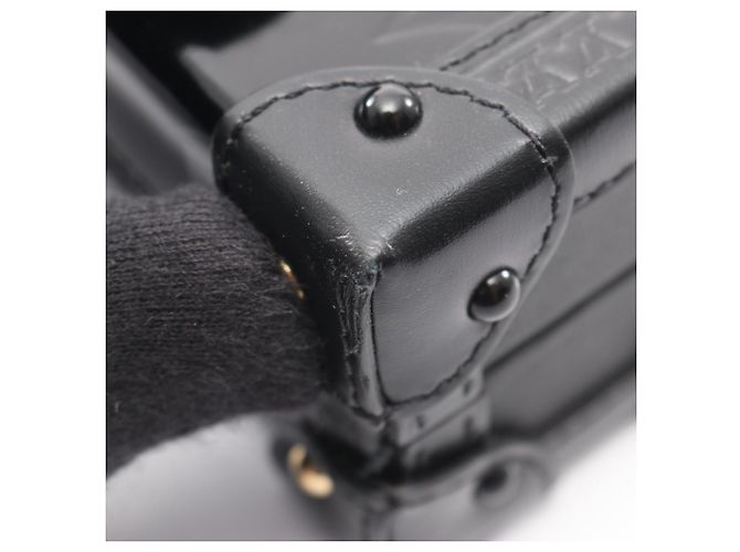 Borsa a Spalla Louis Vuitton Petite Malle Nero - vista 7