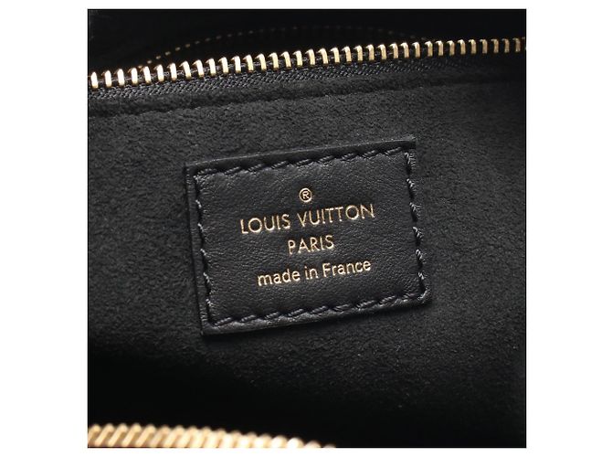 Borsa Louis Vuitton Petite Malle Souple Monogram Marrone Nero - vista 4