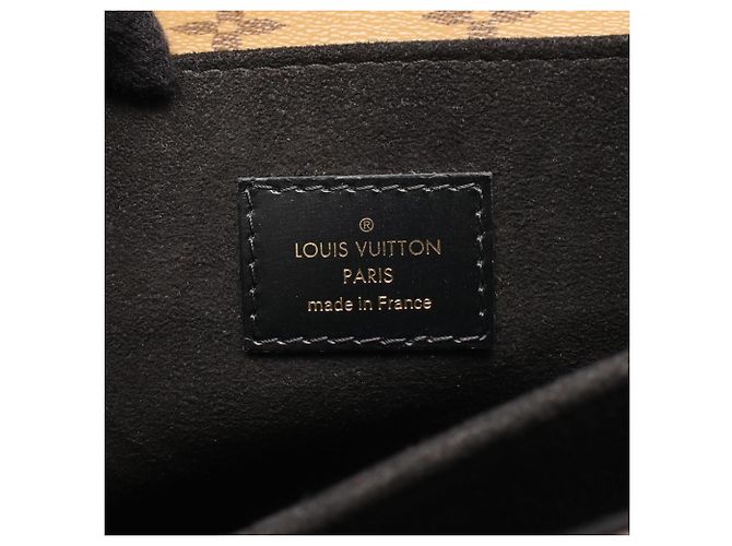 Louis Vuitton Pochette Metis MM Monogram Reverse Handbag Brown Black - view 4