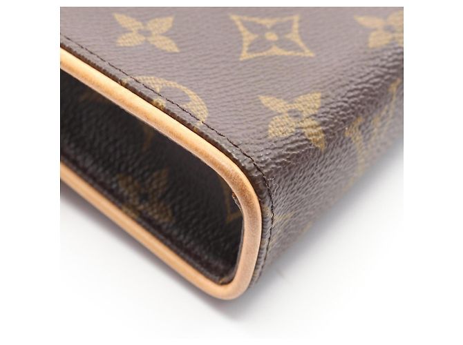Pochette Florentine Monogram Louis Vuitton Marsupio Marrone - vista 7