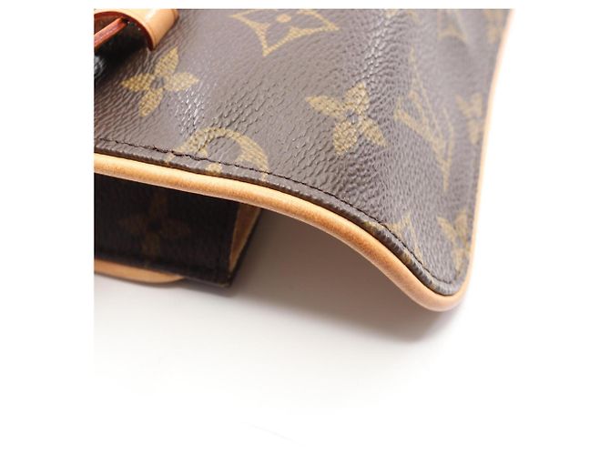 Pochette Florentine Monogram Louis Vuitton Marsupio Marrone - vista 8