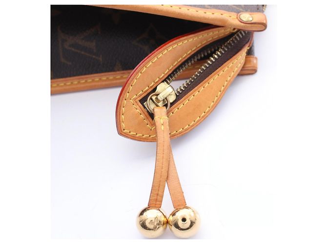 Borsa Tote Louis Vuitton Popincourt O Monogram Marrone - vista 10