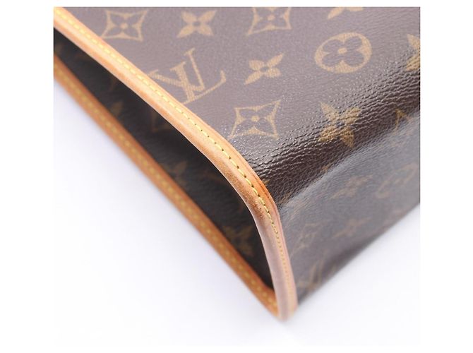 Borsa Tote Louis Vuitton Popincourt O Monogram Marrone - vista 7