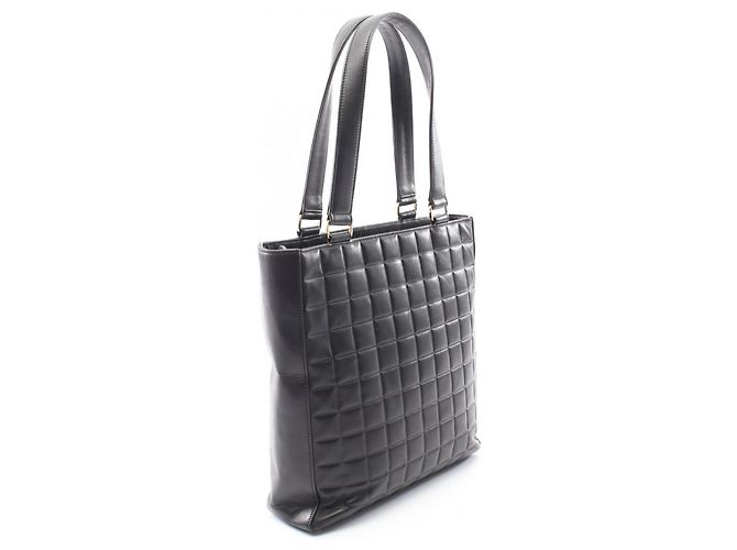 Timeless Bolso Tote Chanel Black Chocolate Bar Negro - vista 2