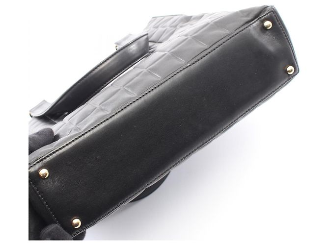 Timeless Bolso Tote Chanel Black Chocolate Bar Negro - vista 7