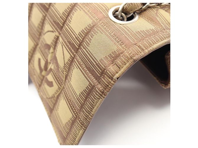 Borsa a tracolla Chanel New Travel Line Marrone - vista 10
