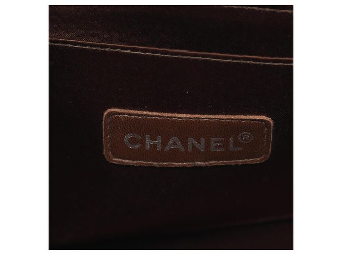 Borsa a tracolla Chanel New Travel Line Marrone - vista 4