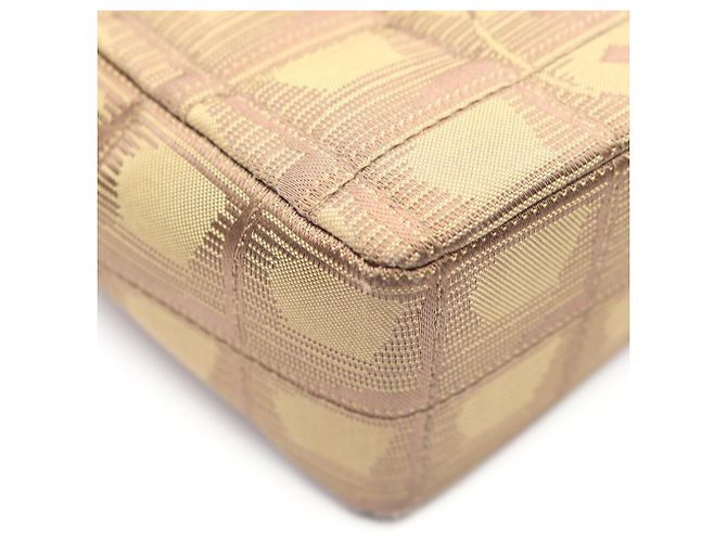 Borsa a tracolla Chanel New Travel Line Marrone - vista 7