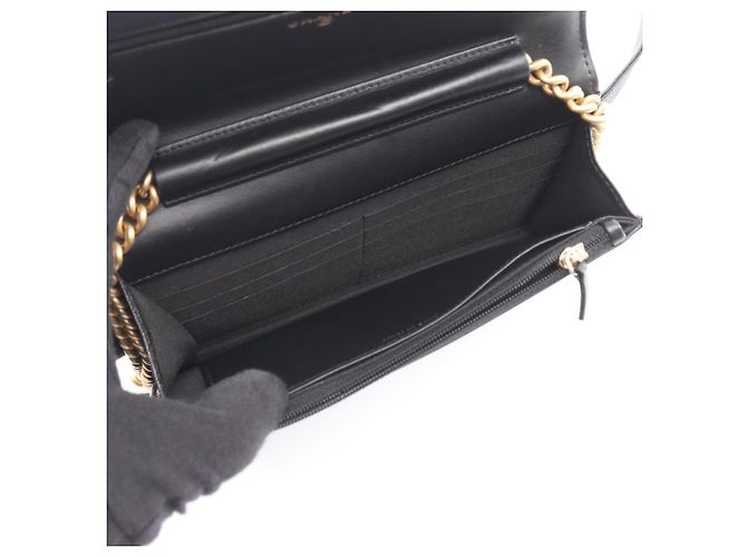 Borsa a Spalla Chanel Boy Matelassé Nero - vista 3