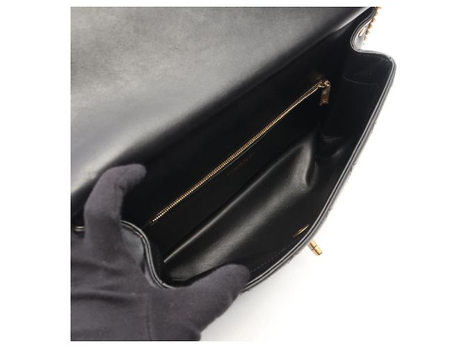 Borsa a tracolla 2-Way Matelassé Chanel in nero - vista 3