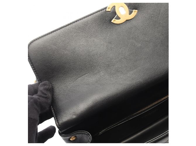 Borsa a tracolla 2-Way Matelassé Chanel in nero - vista 7