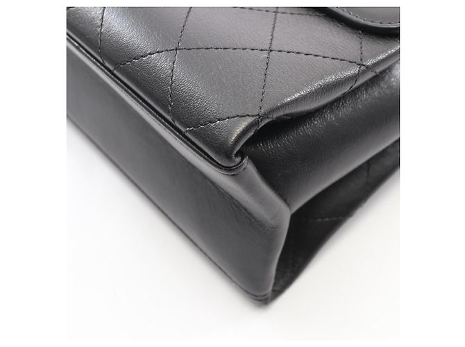 Borsa a tracolla 2-Way Matelassé Chanel in nero - vista 9
