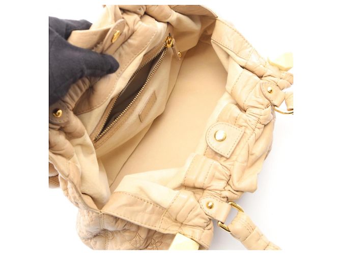 Borsa Louis Vuitton Stratus PM Beige - vista 3