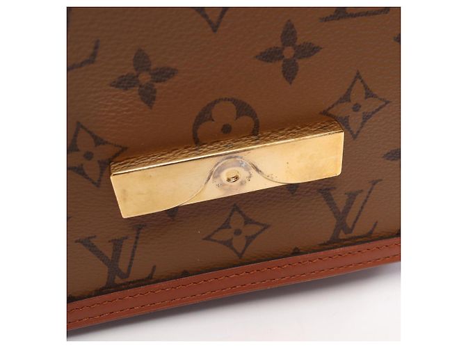 Louis Vuitton Dauphine Mini Shoulder Bag Brown Beige - view 7