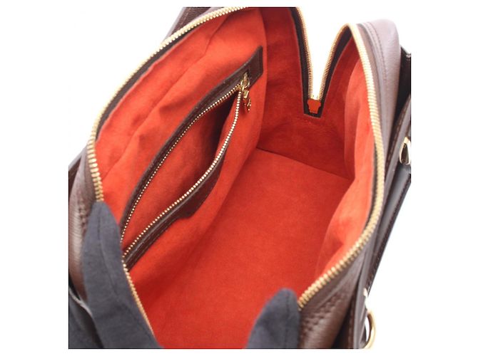 Borsa Louis Vuitton Triana Marrone Damier ebene - vista 3