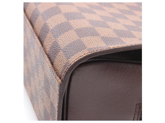 Borsa Louis Vuitton Triana Marrone Damier ebene - vista 8