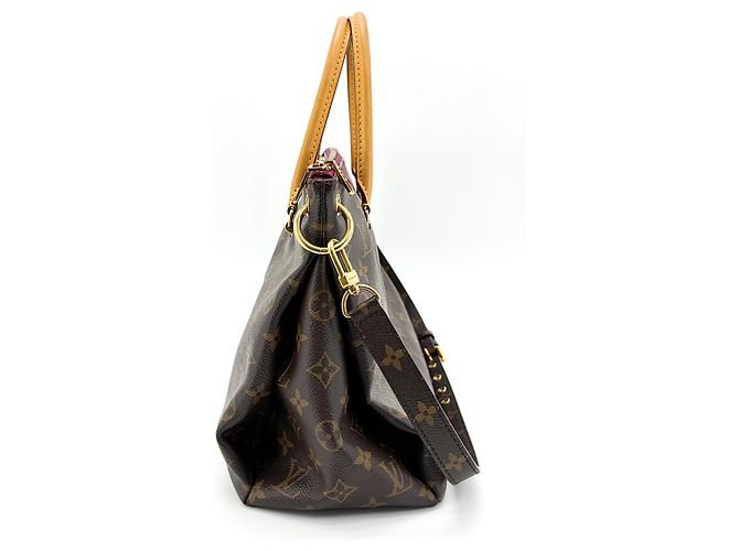 Tote Pallas Louis Vuitton em canvas Monogram com couro BB Marrom - vista 5