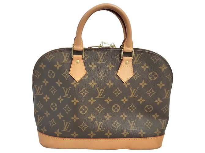 Borsa Louis Vuitton Alma Monogram Canvas PM Marrone - vista 2