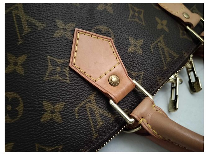 Borsa Louis Vuitton Alma Monogram Canvas PM Marrone - vista 4