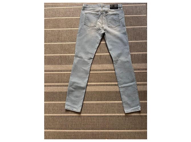 Jeans Givenchy Slim Fit Blu Lavato Uomo, Taglia 42 Blu chiaro - vista 4