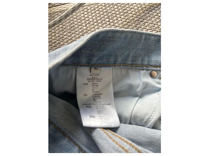 Jeans Givenchy Slim Fit Blu Lavato Uomo, Taglia 42 Blu chiaro - vista 5