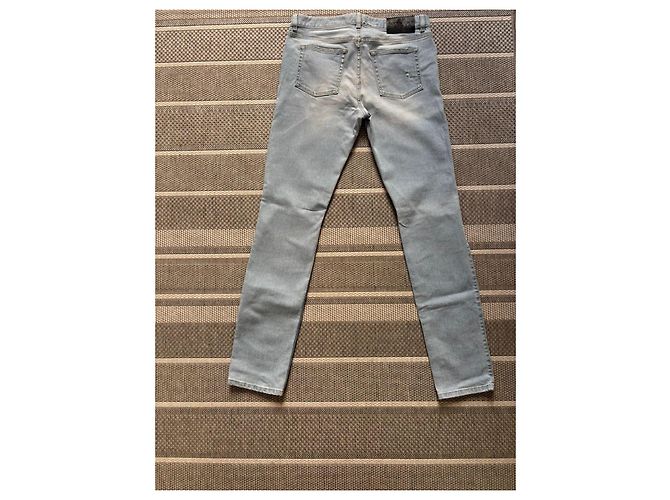Jeans Givenchy Slim Fit Blu Lavato Uomo, Taglia 42 Blu chiaro - vista 6