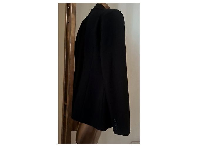 Autre Marque Amisu Black Double-breasted Oversized Blazer IT40 - view 11