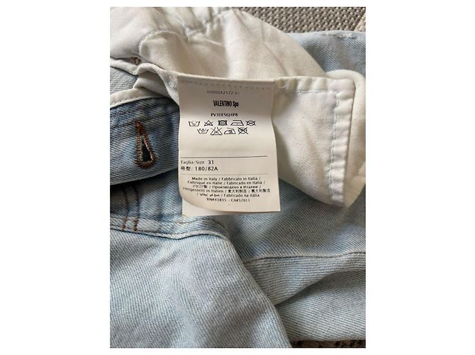 Jeans slim Valentino Blu chiaro - vista 10