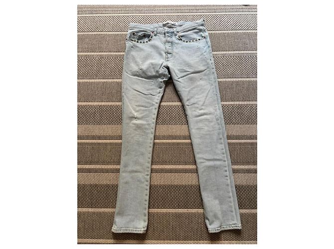 Jeans slim Valentino Blu chiaro - vista 2