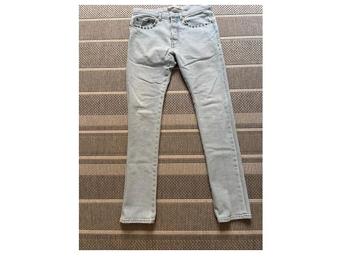 Jeans slim Valentino Blu chiaro - vista 3