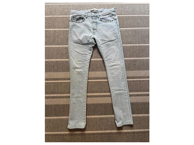 Jeans slim Valentino Blu chiaro - vista 4