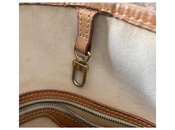 Borsa Louis Vuitton Neverfull MM Damier Azur Canvas Bianco Blu - vista 16